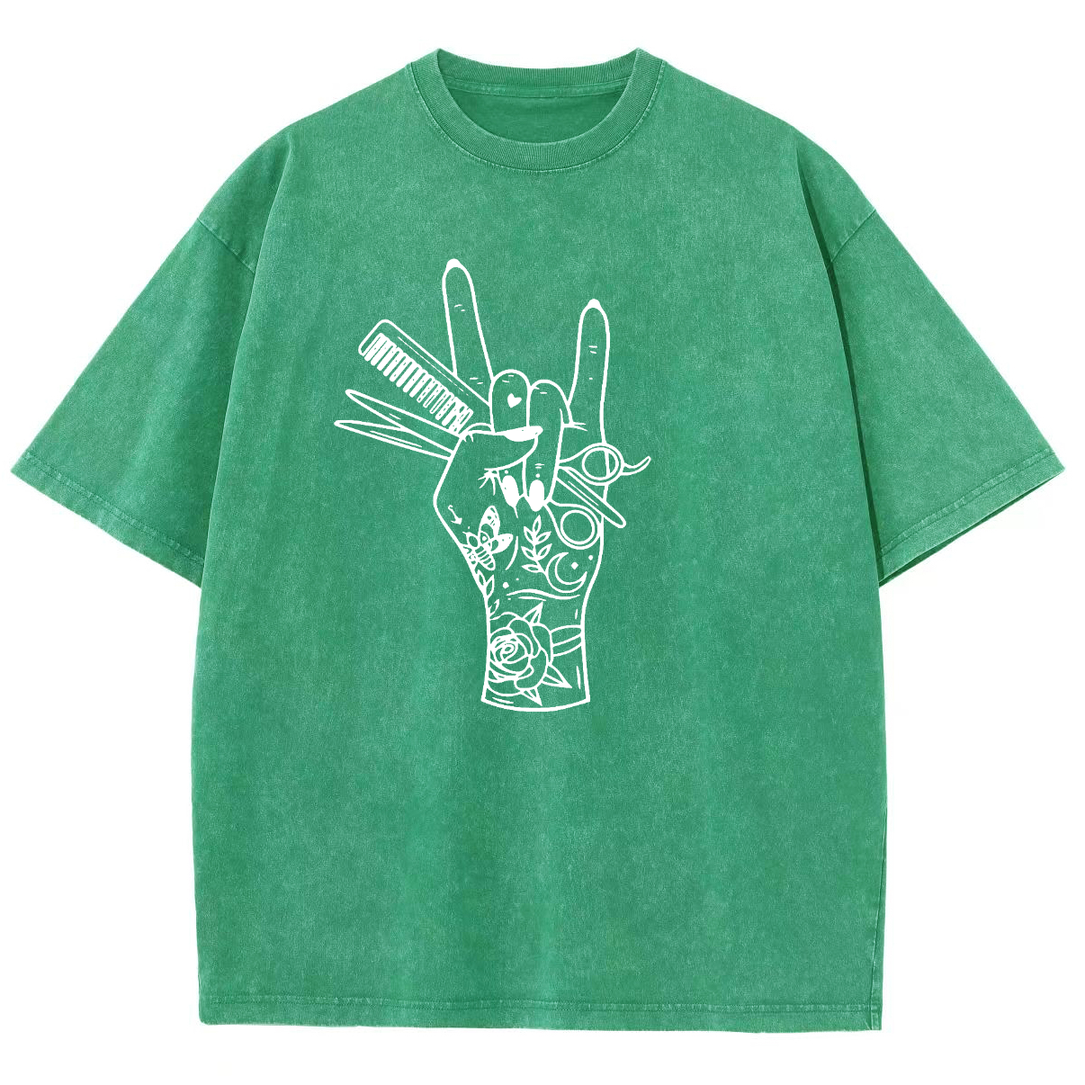 Hair Stylist Unisex Fit Washed T-Shirt-moweekender