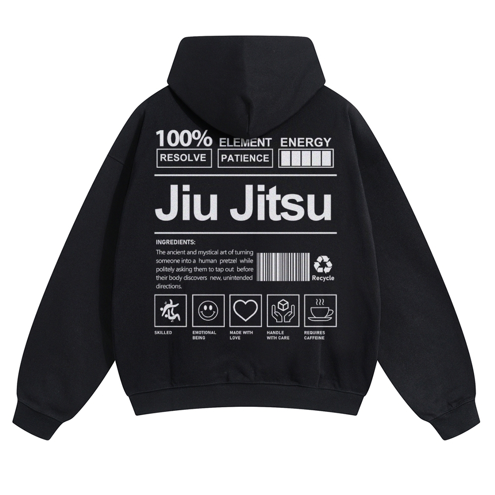Jiu Jitsu Unisex Casual Anime Print Hoodie-moweekender