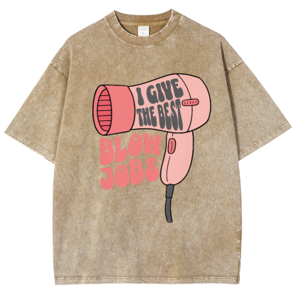 In My Hair Stylist Era Unisex Fit Washed T-Shirt-moweekender