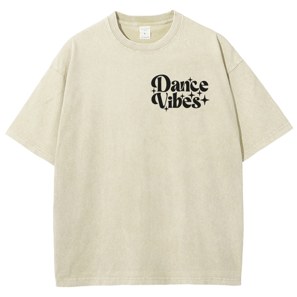 dance vibes Unisex Fit Washed T-Shirt-moweekender