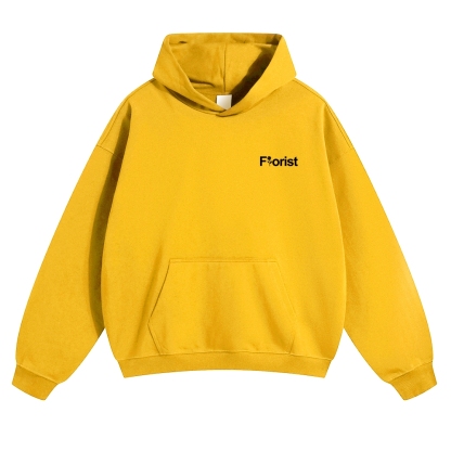 Florist Pattern Unisex Casual Anime Print Hoodie-moweekender