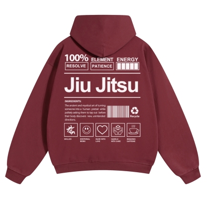 Jiu Jitsu Unisex Casual Anime Print Hoodie-moweekender