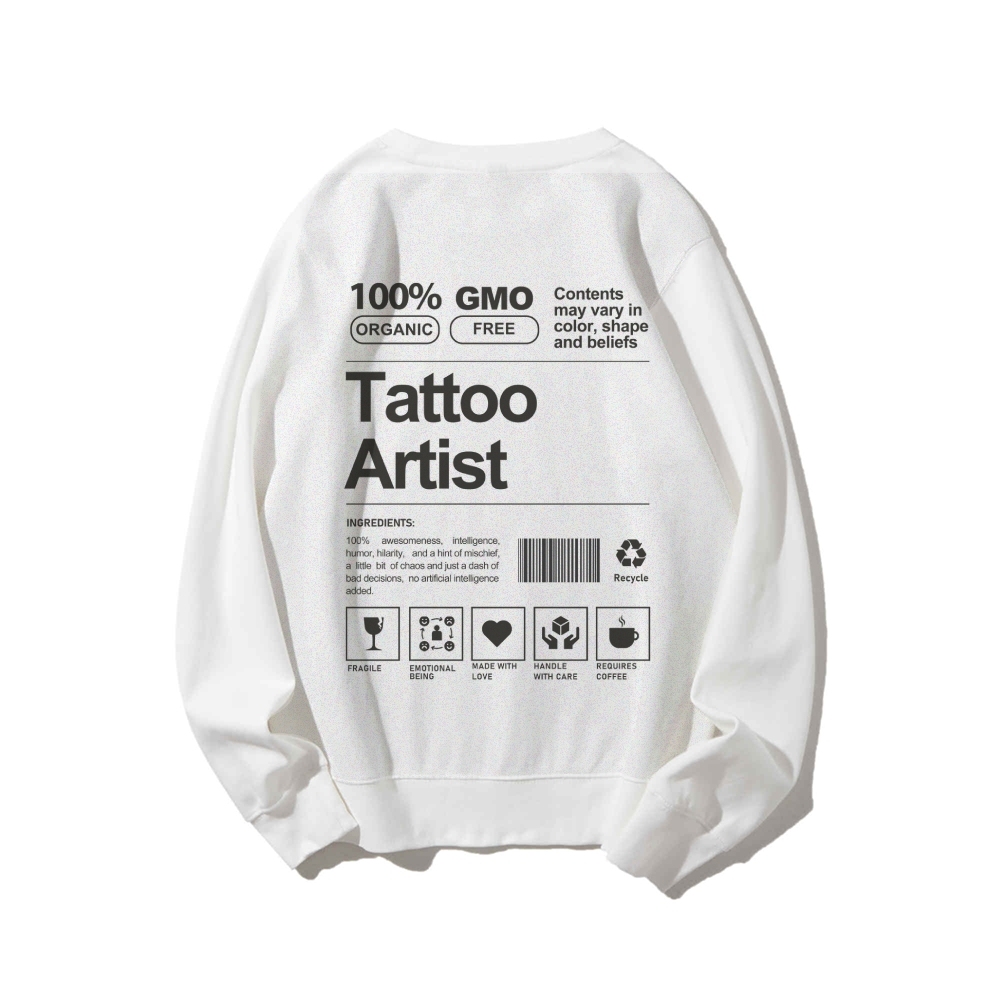 Tattoo Artist Casual Crewneck Sweatshirt-moweekender