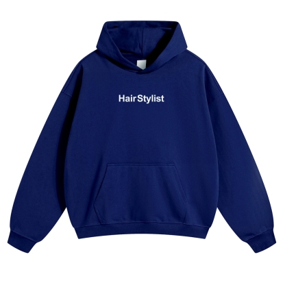 Hair Stylist Pattern Unisex Casual Anime Print Hoodie-moweekender