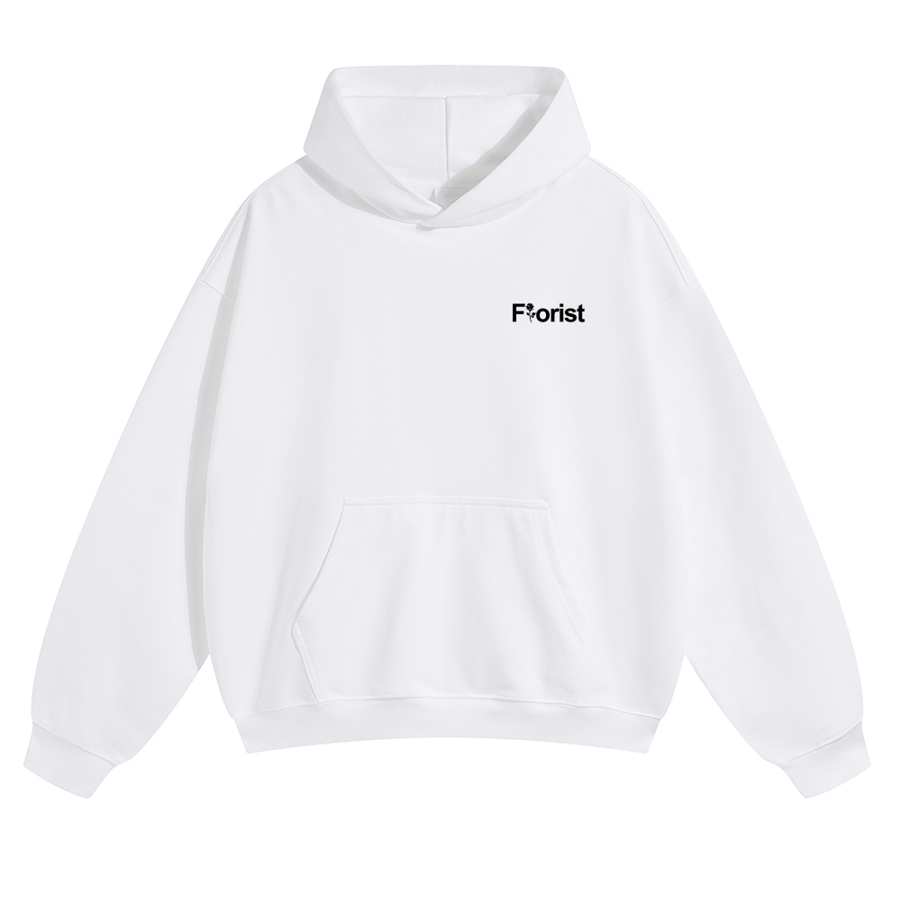 Florist Pattern Unisex Casual Anime Print Hoodie-moweekender