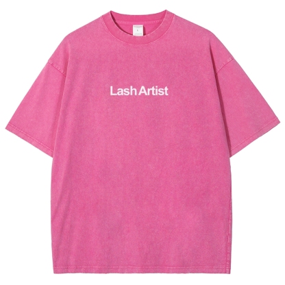 Lash Artist Unisex Fit Washed T-Shirt-moweekender
