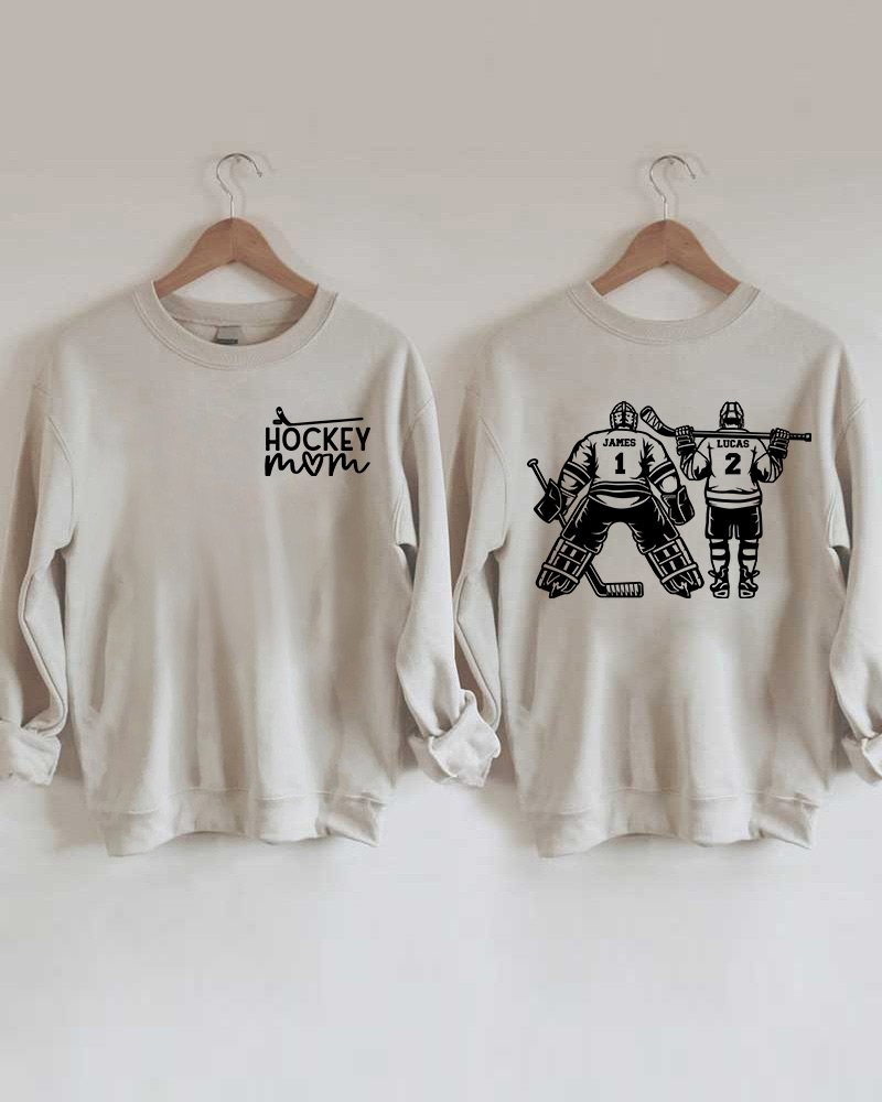 Hockey Player Printed Sweatshirt-moweekender