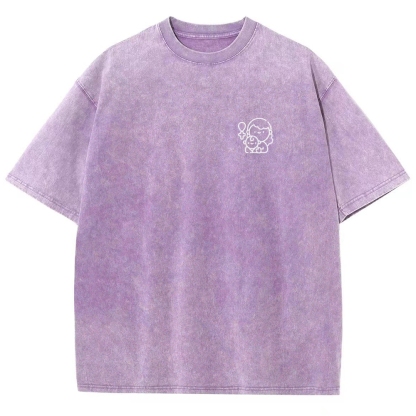 Godmother Unisex Fit Washed T-Shirt-moweekender