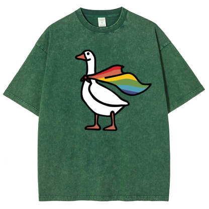 Goose Washed Oversized T-Shirt-moweekender