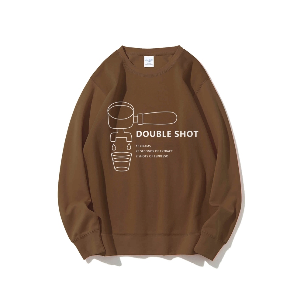 Double Shot Casual Crewneck Sweatshirt-moweekender