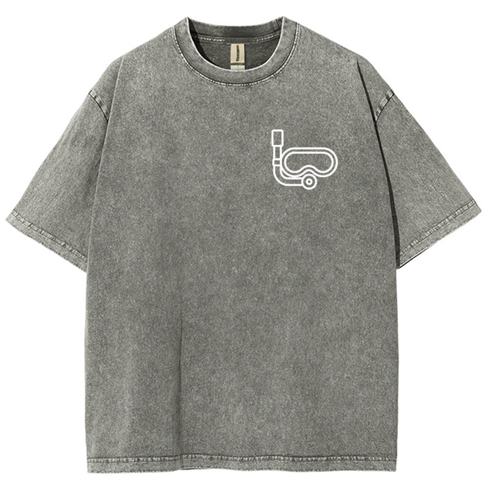 Scuba Instructor Unisex Fit Washed T-Shirt