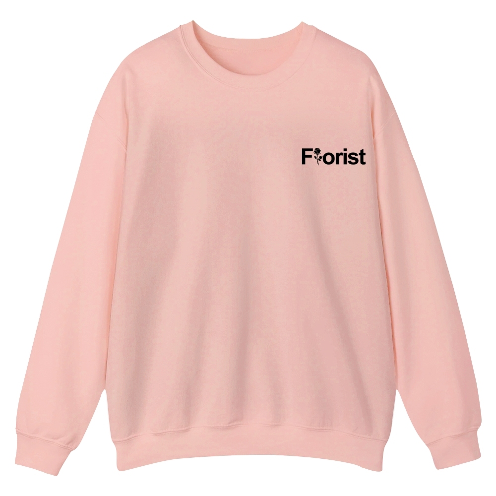 Florist Pattern Crew Neck Sweatshirt-moweekender