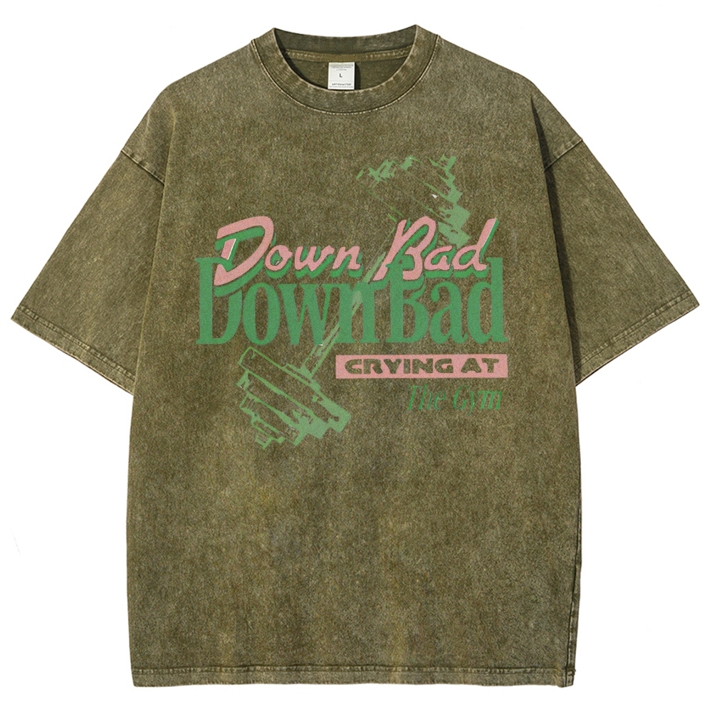 Down Bad Vintage Snowflake Washed T-Shirt-moweekender