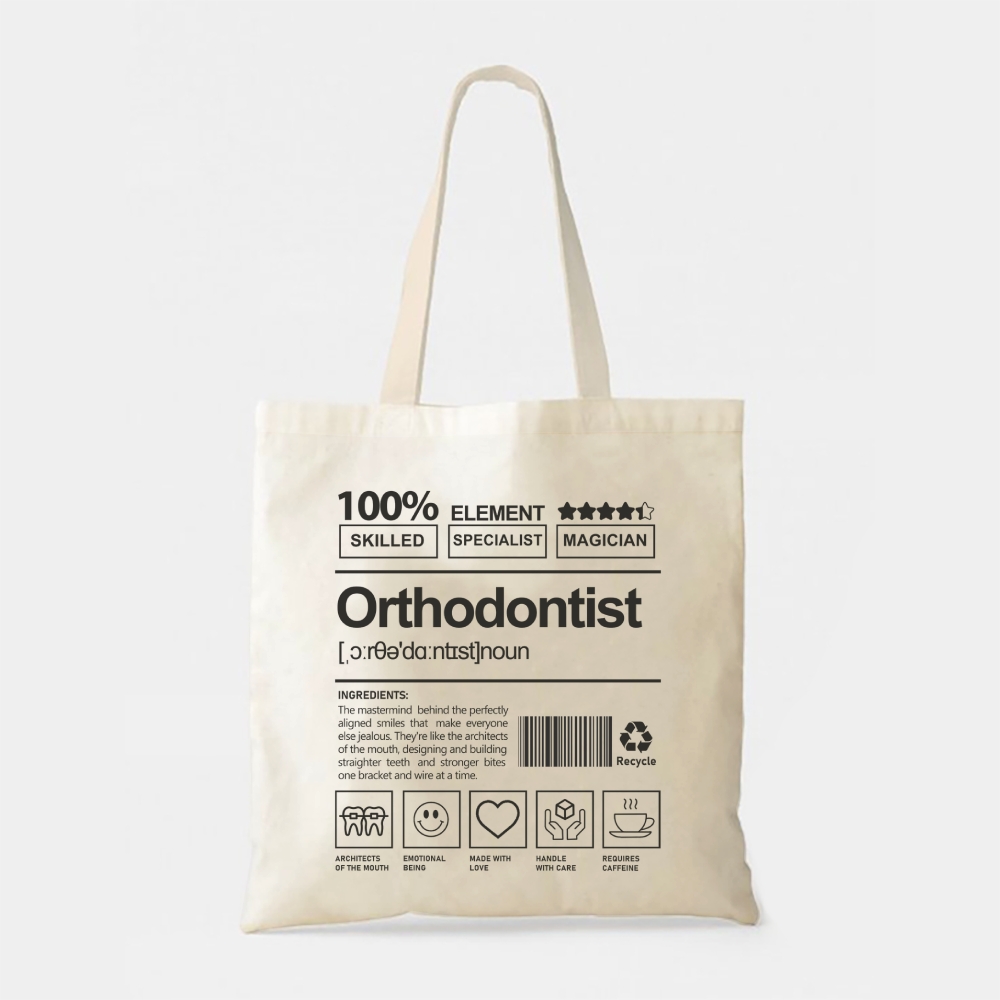 Orthodontist Tote Bag-moweekender