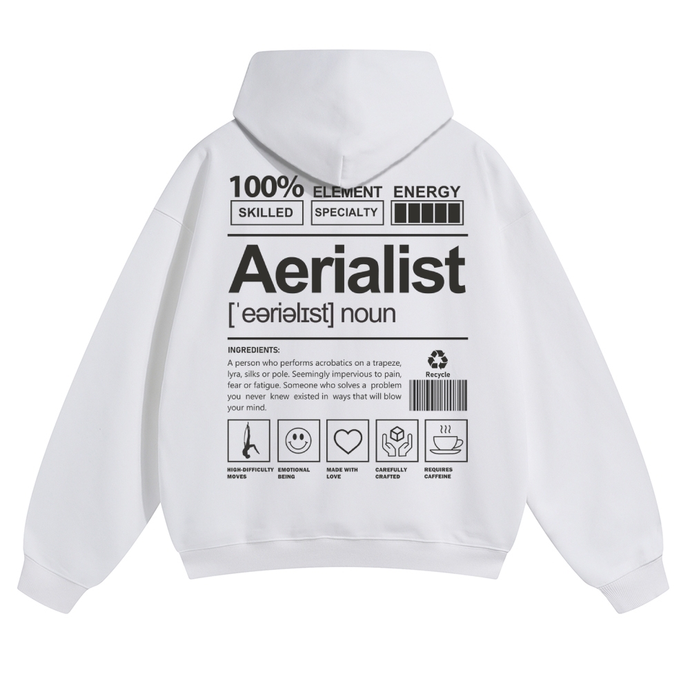 Aerialist Solid Color Hoodie-moweekender