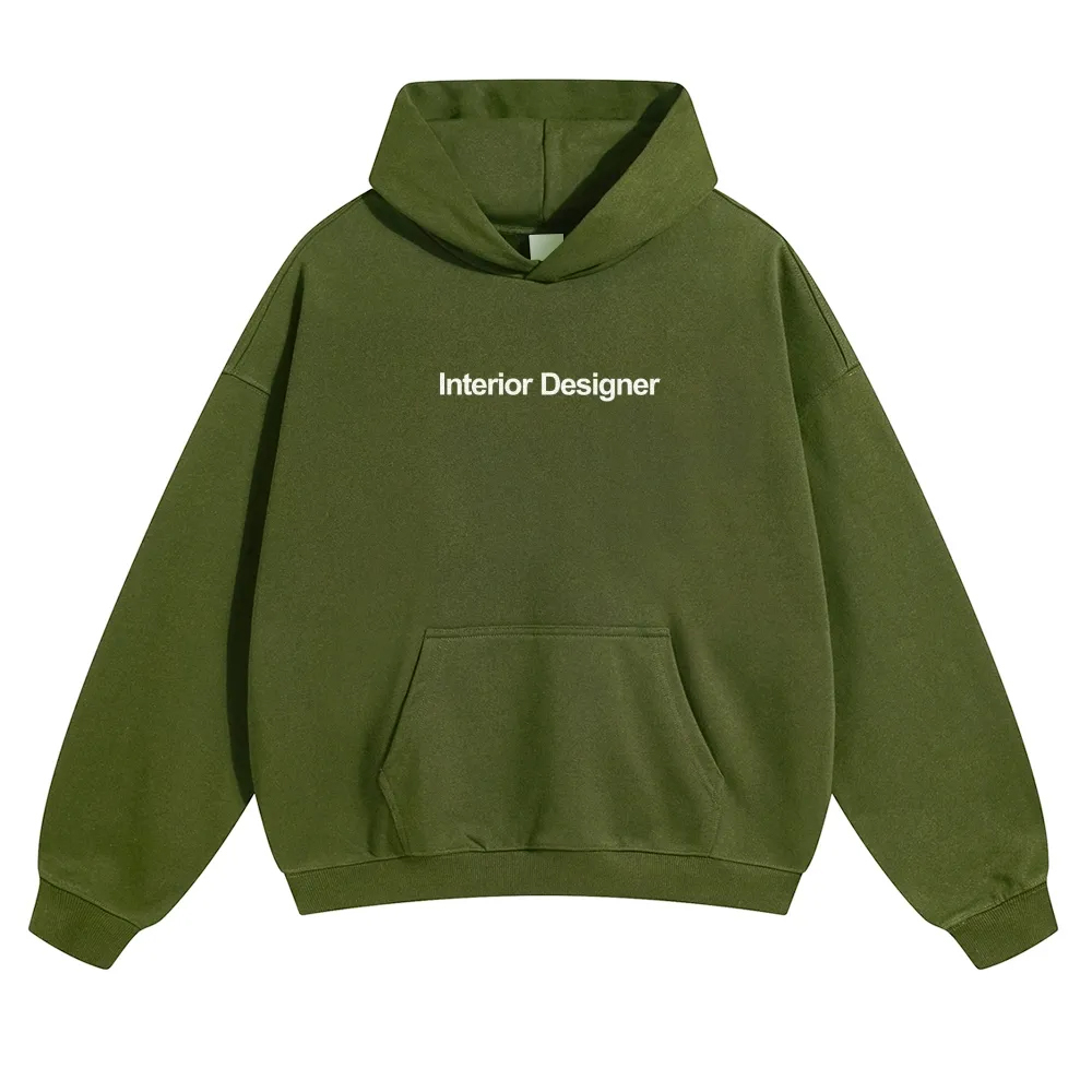 Interior Designer Unisex Casual Anime Print Hoodie-moweekender