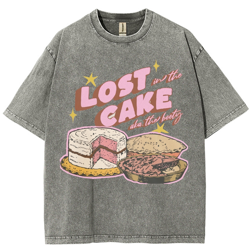 Lost in the Cake Vintage Snowflake Washed T-Shirt-moweekender