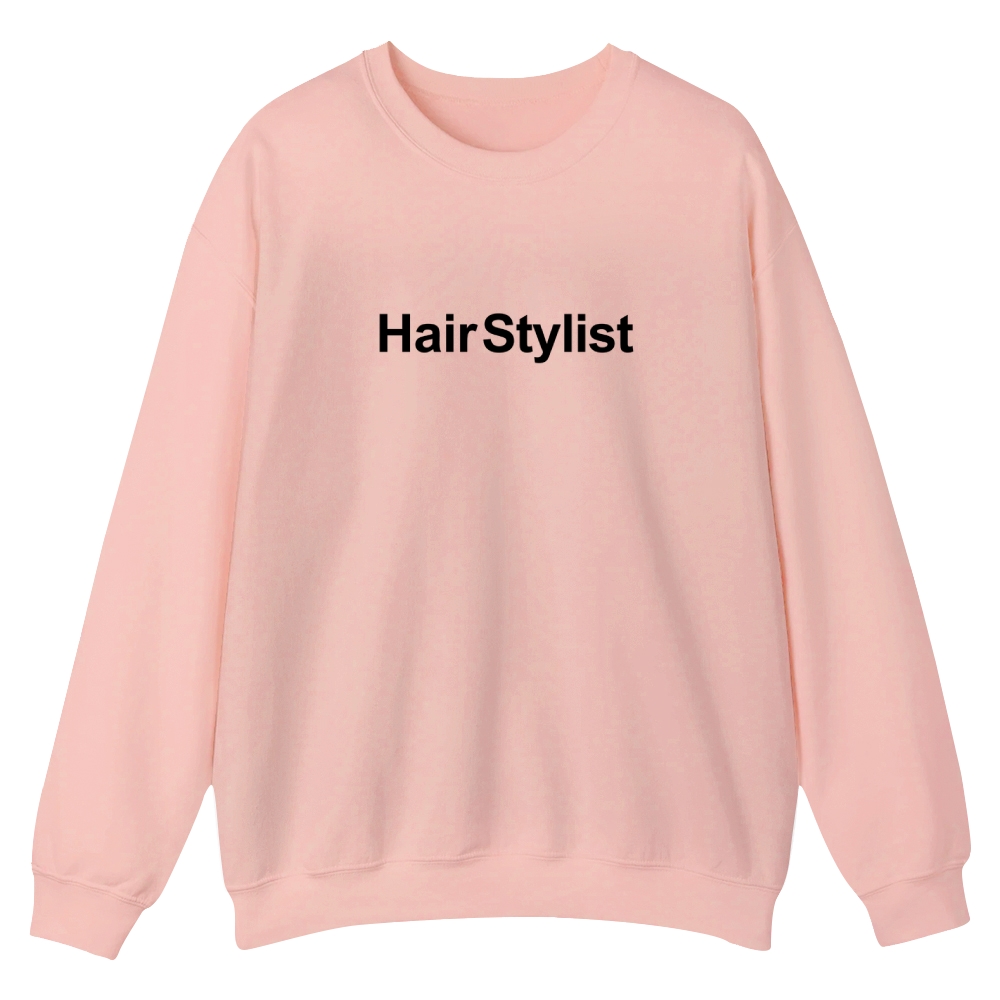 Hair Stylist Pattern Crew Neck Sweatshirt-moweekender