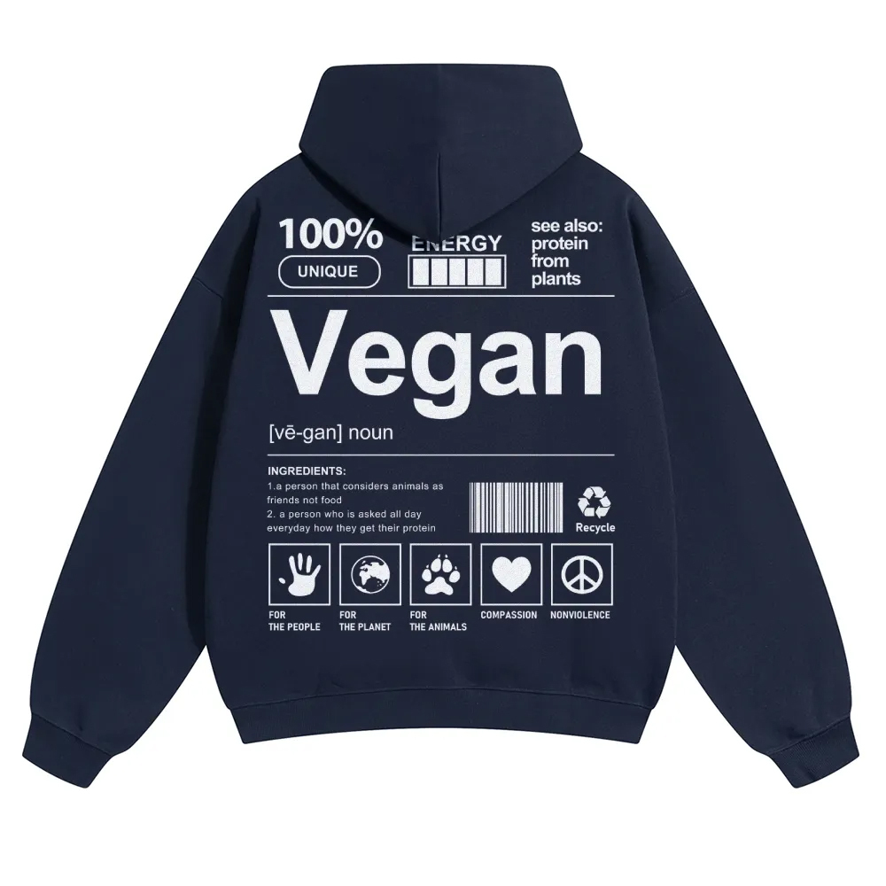 Vegan Unisex Casual Anime Print Hoodie-moweekender