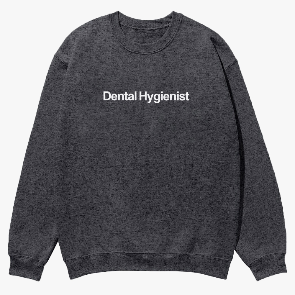 Dental Hygienist Casual Crewneck Sweatshirt-moweekender