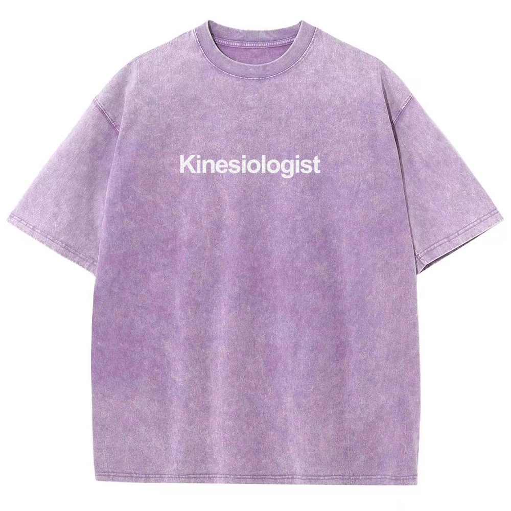 Kinesiologist Unisex Fit Washed T-Shirt-moweekender