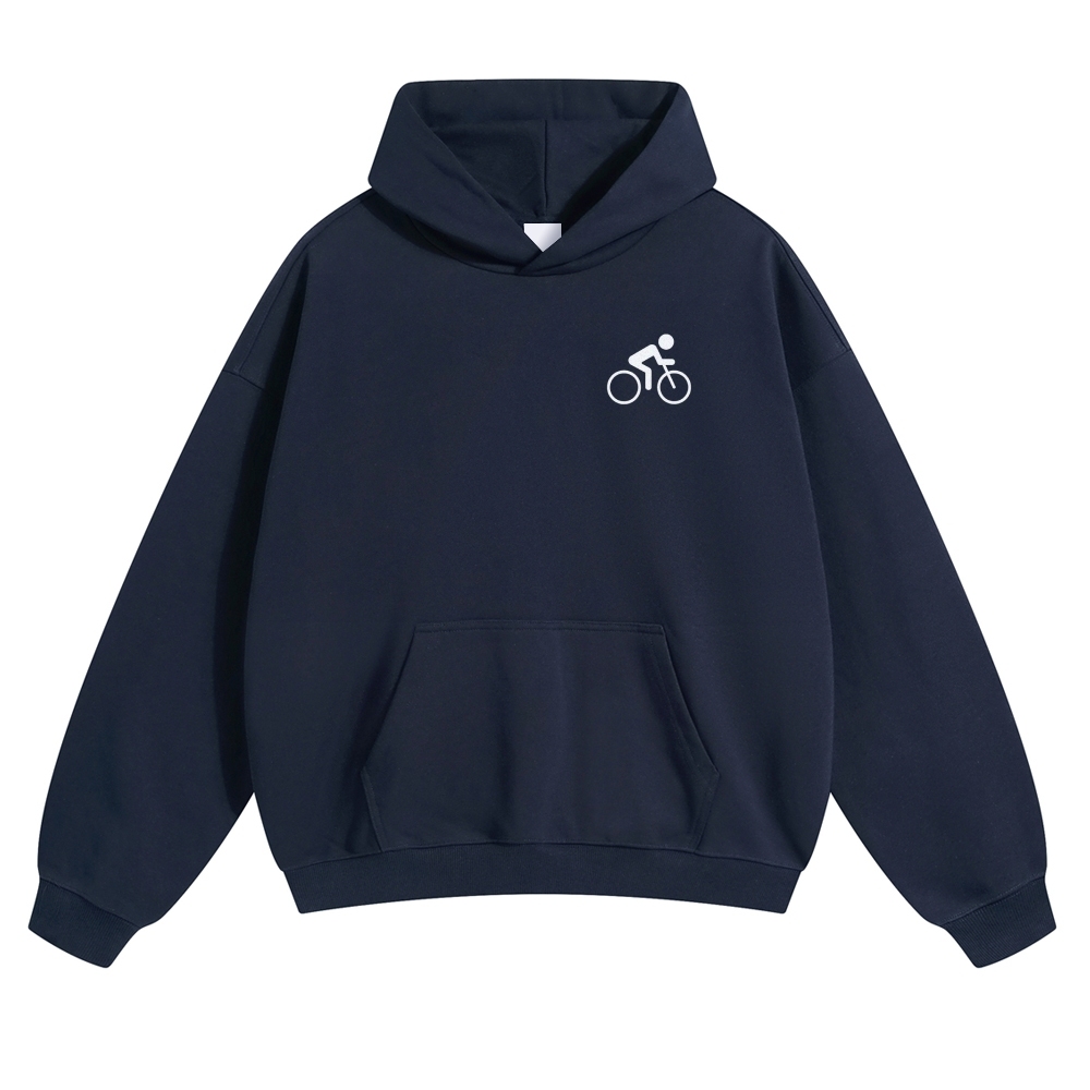 Cyclist Solid Color Hoodie
