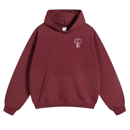 Vlogger Unisex Casual Anime Print Hoodie-moweekender