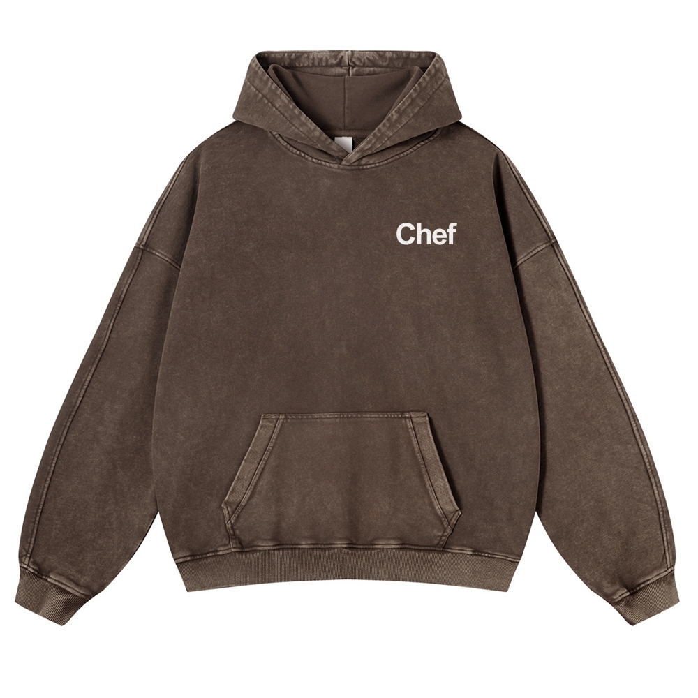 Chef Casual Washed Hoodie