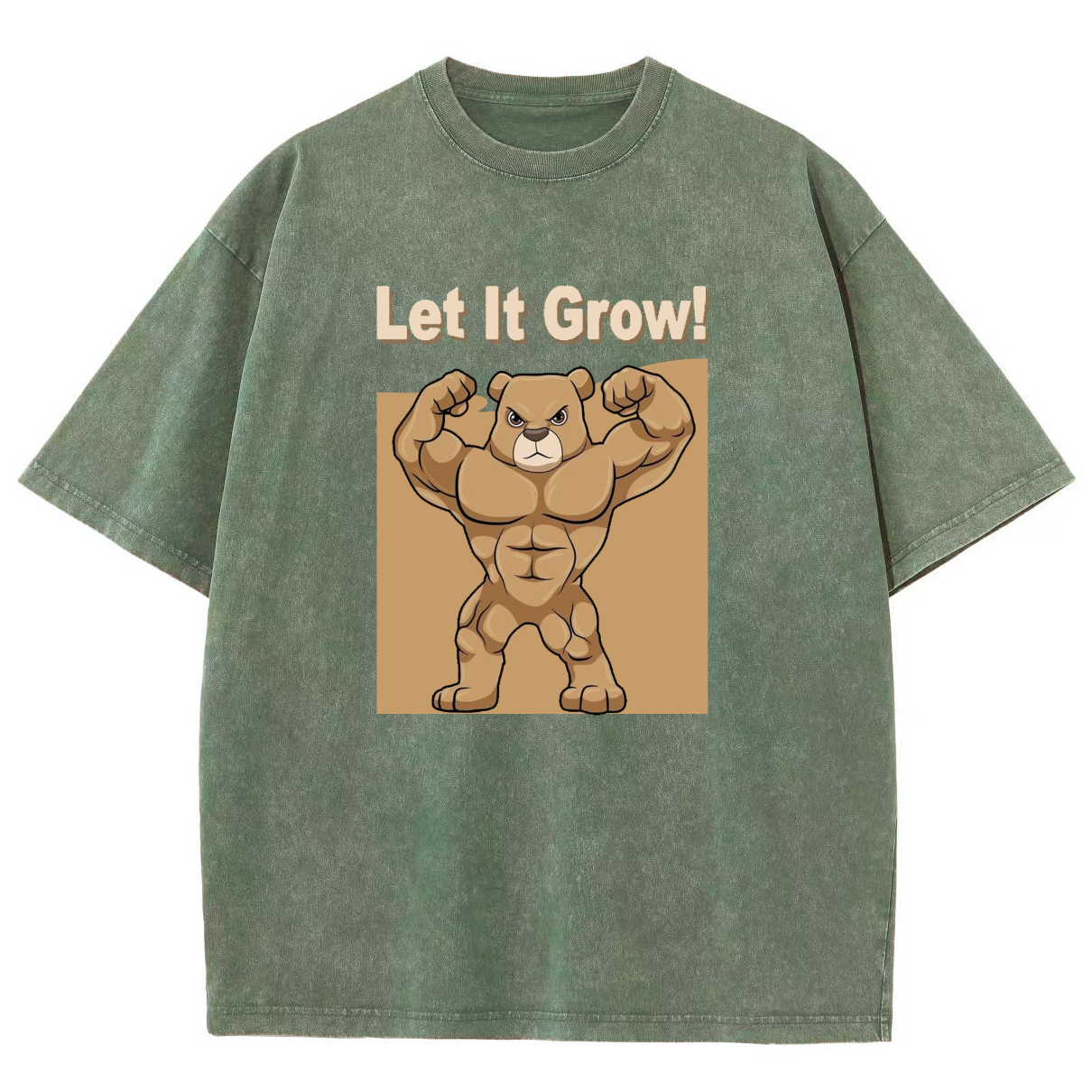 Let It Grow! Unisex Fit Washed T-Shirt-moweekender