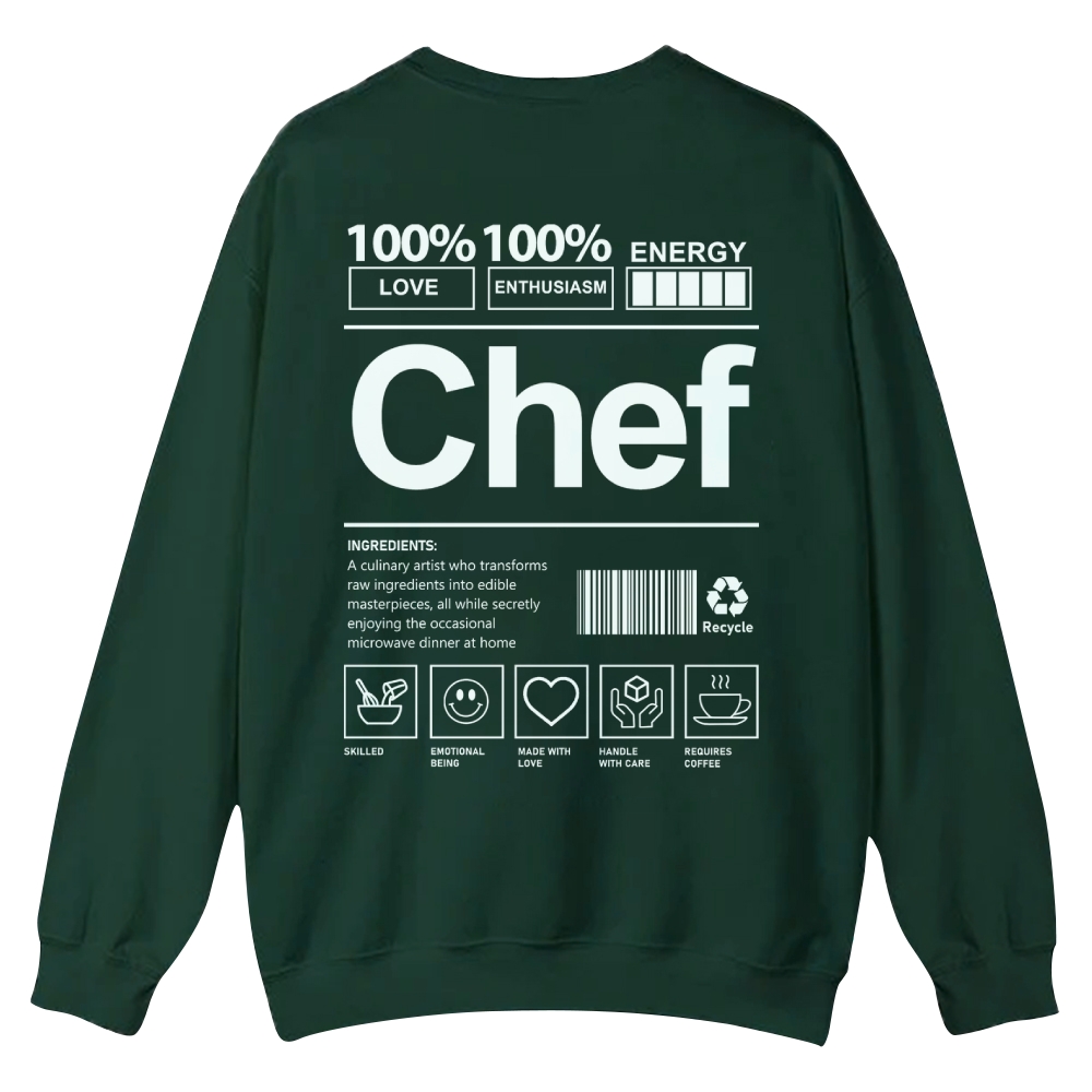 Chef Casual Crewneck Sweatshirt-moweekender