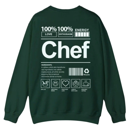Chef Casual Crewneck Sweatshirt-moweekender
