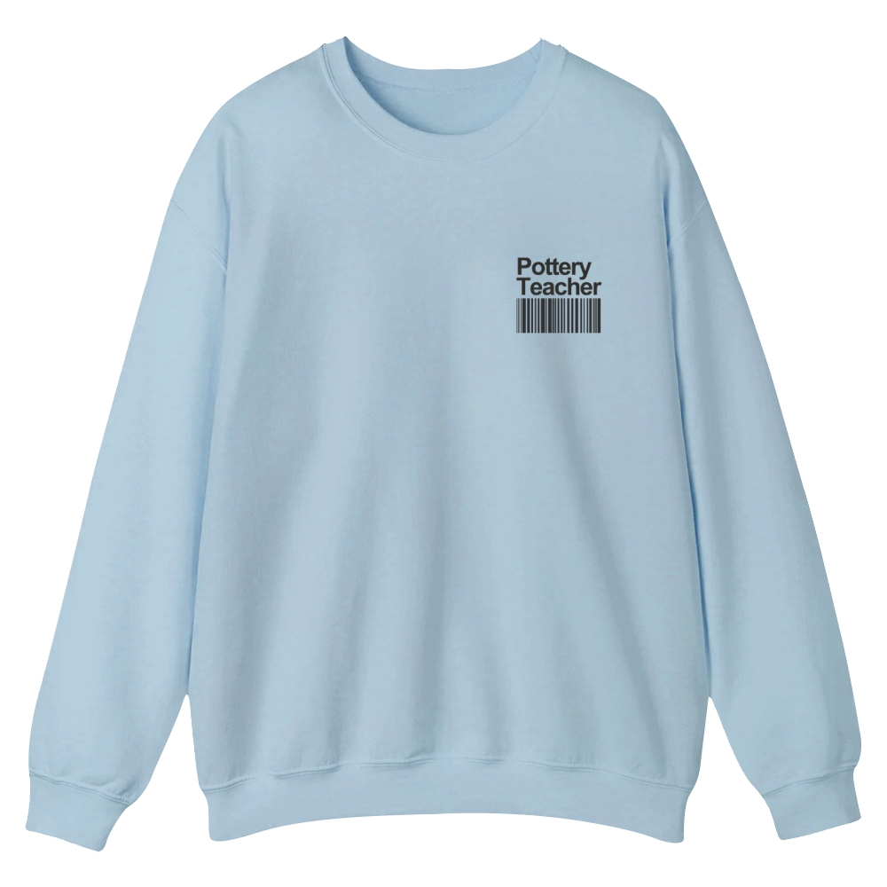 Pottery Teacher Casual Crewneck Sweatshirt-moweekender