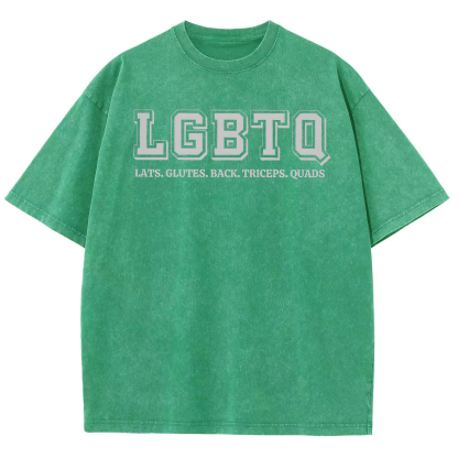 LGBTQ Unisex Fit Washed Oversized T-Shirt-moweekender