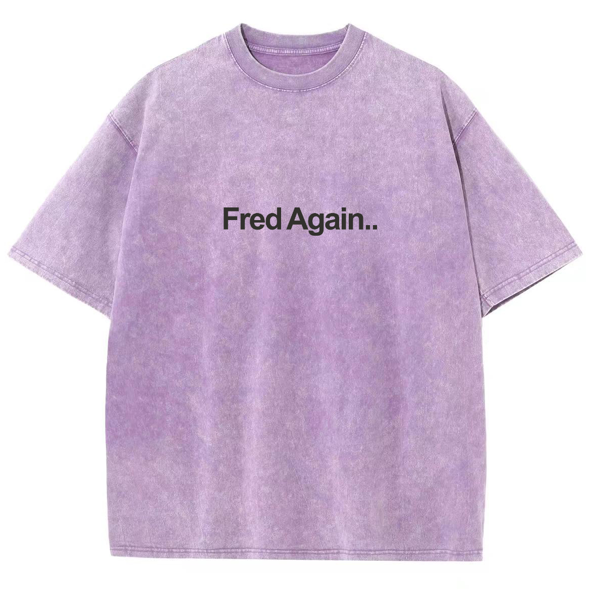 Fred Again Unisex Fit Washed Oversized T-Shirt-moweekender