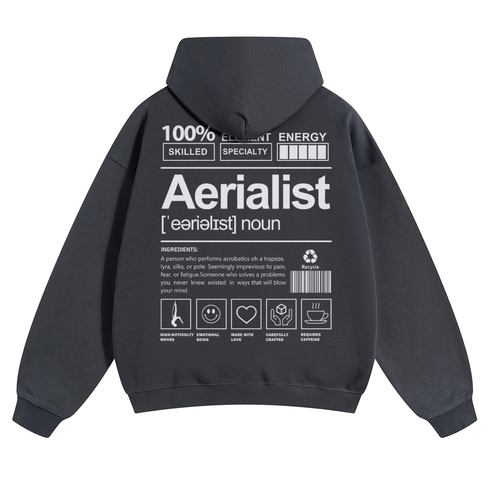 Aerialist Solid Color Hoodie-moweekender