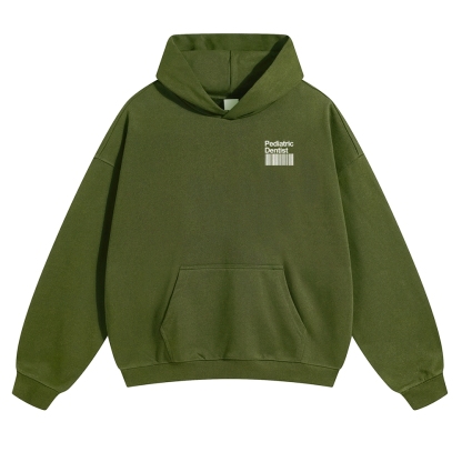 Pediatric Dentist Solid Color Hoodie-moweekender