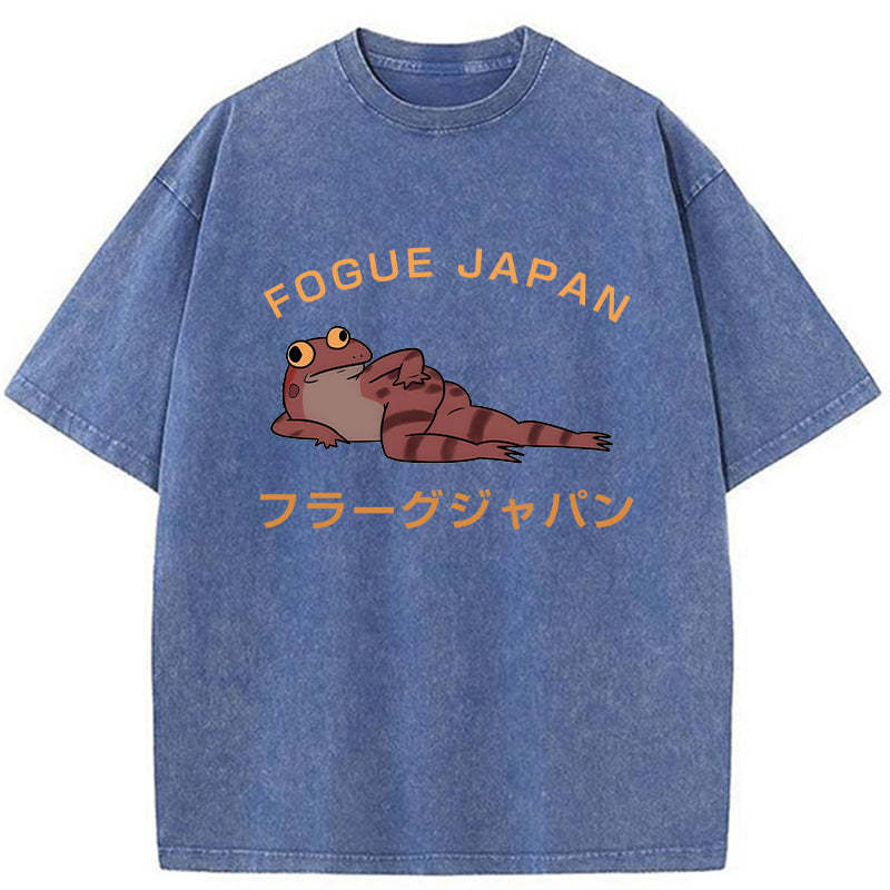 Fogue Funny Washed Vintage T-Shirt-moweekender