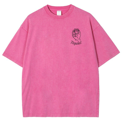 Bring the Tequila Vintage Snowflake Washed T-Shirt-moweekender