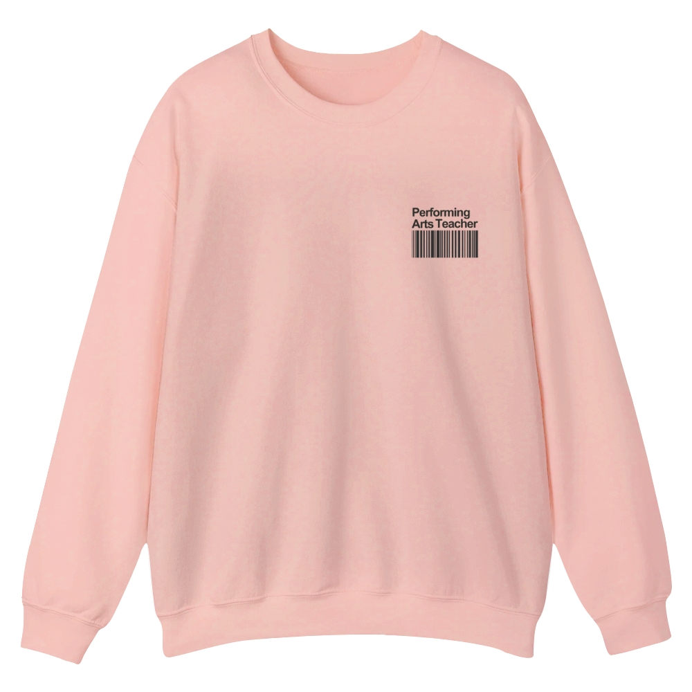 Performing Arts Teacher Casual Crewneck Sweatshirt-moweekender