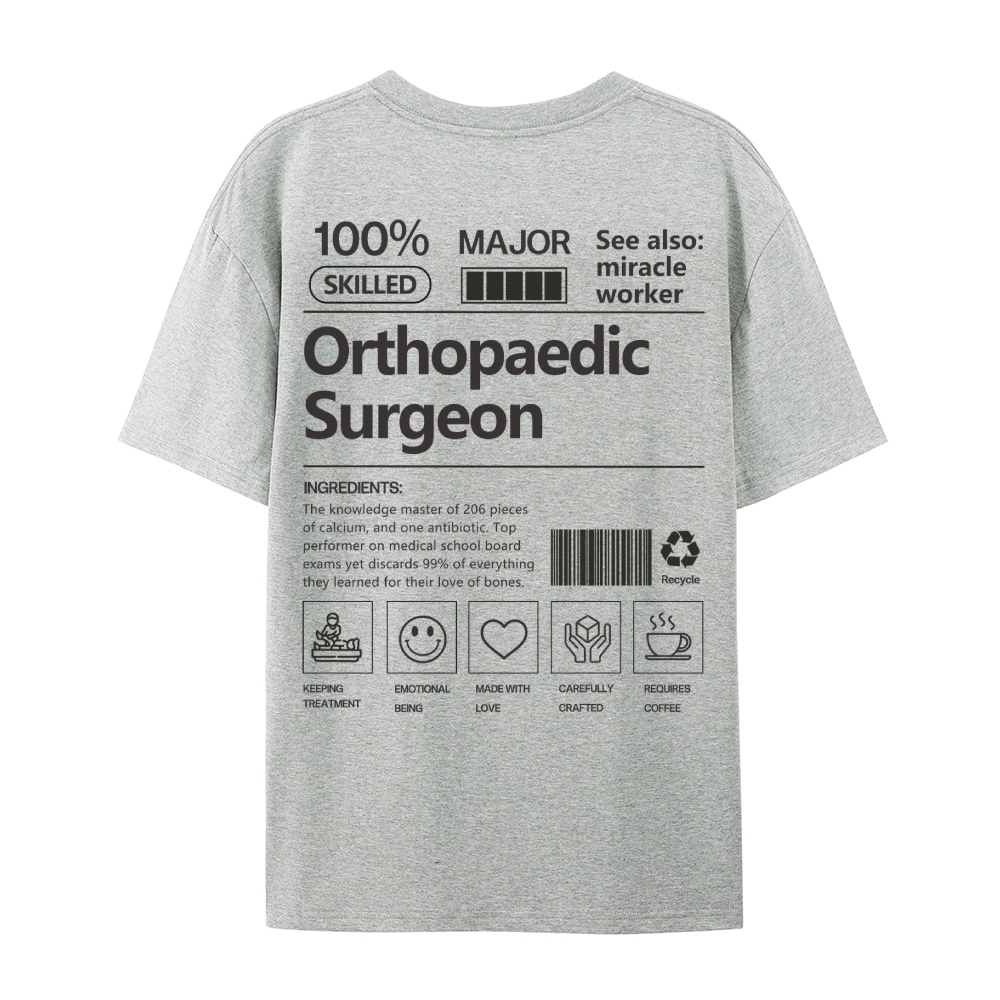 Orthopaedic Surgeon Casual Short Sleeve T-Shirt-moweekender