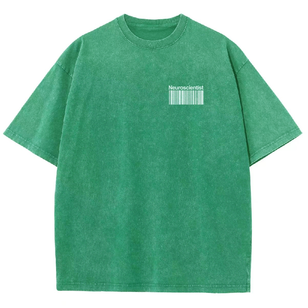 Neuroscientist Unisex Fit Washed T-Shirt-moweekender