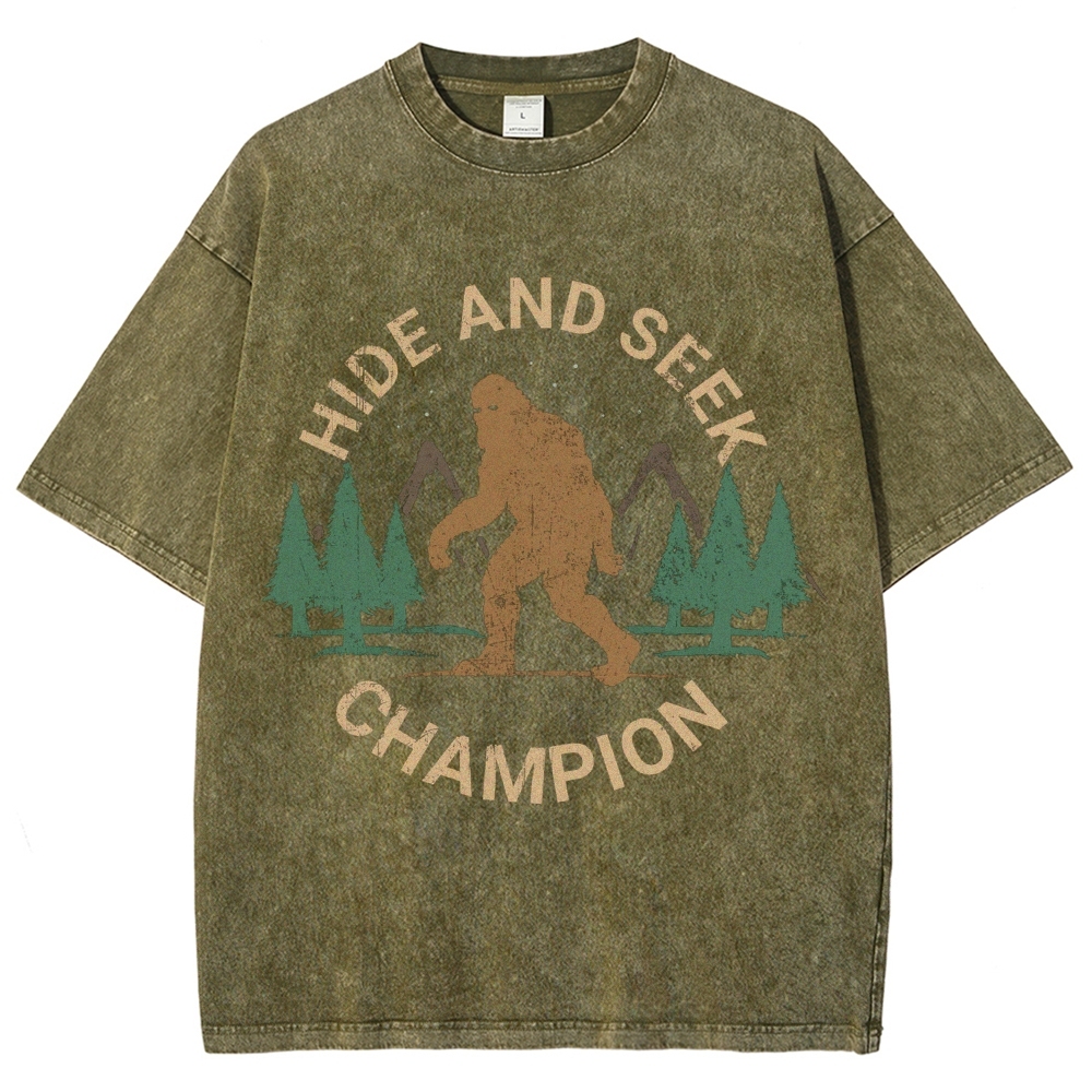 Hide And Seek Champion Vintage Snowflake Washed T-Shirt-moweekender