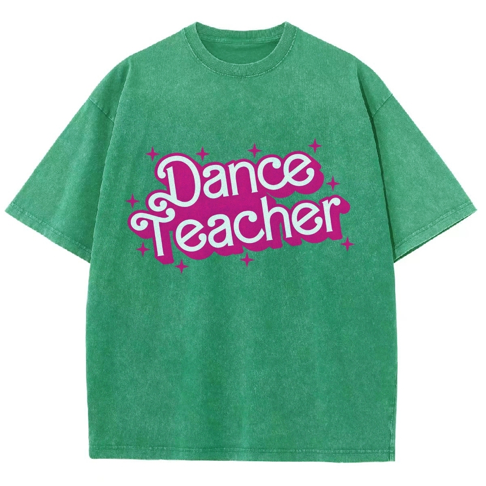 dance teacher Unisex Fit Washed T-Shirt-moweekender