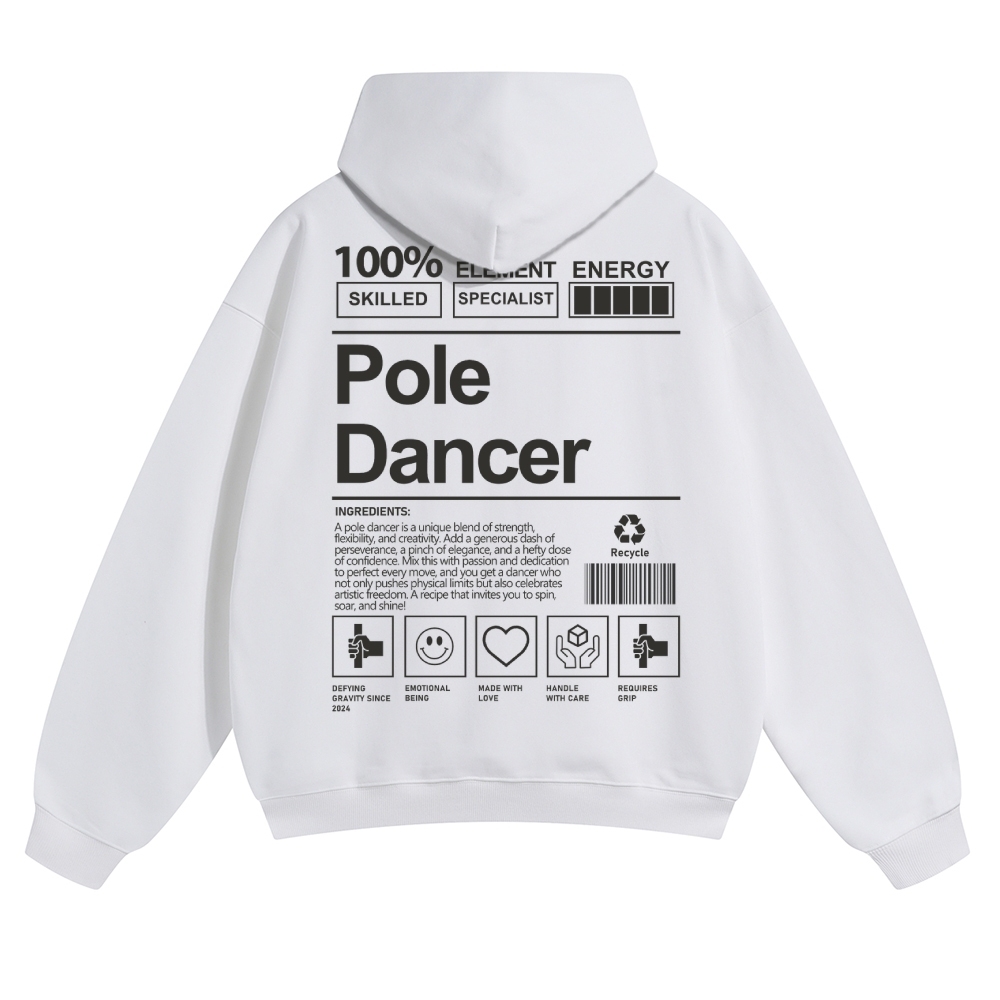 Pole Dancer Solid Color Hoodie