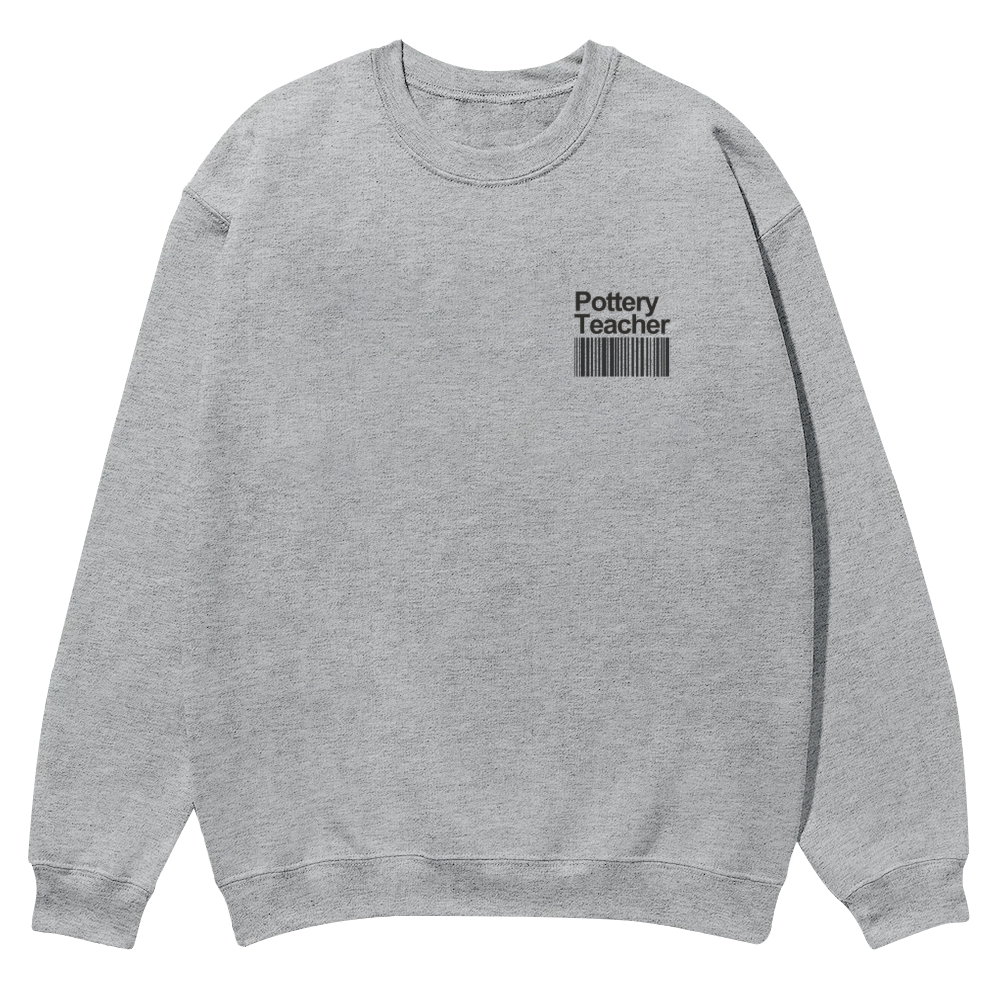 Pottery Teacher Casual Crewneck Sweatshirt-moweekender