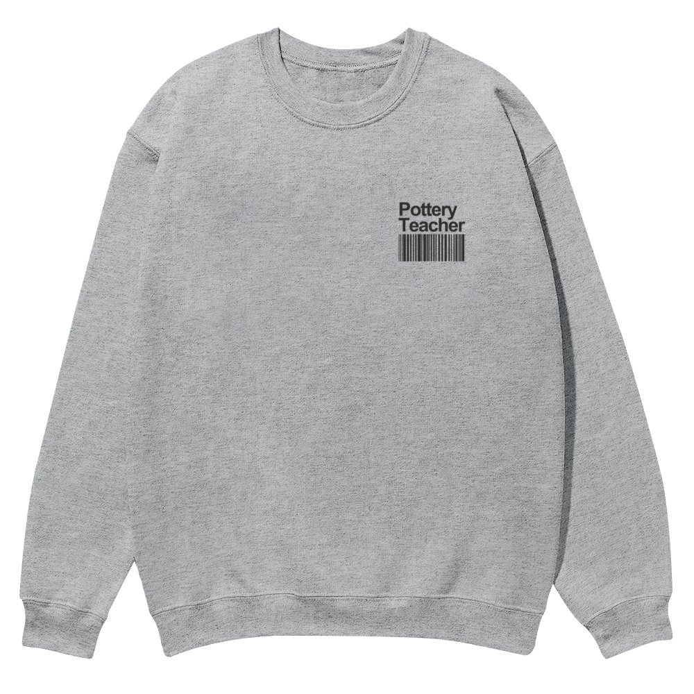Pottery Teacher Casual Crewneck Sweatshirt-moweekender