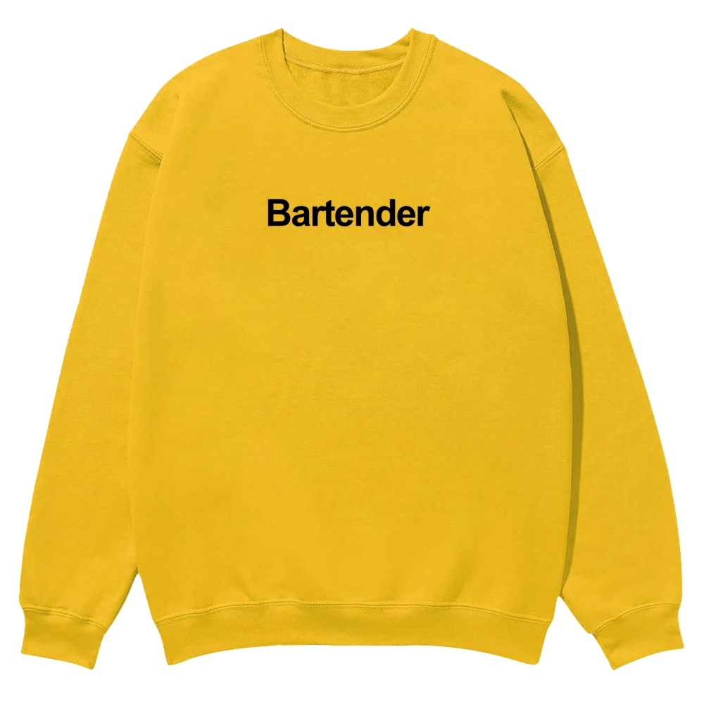 Bartender Printed Crew Neck Sweatshirt-moweekender