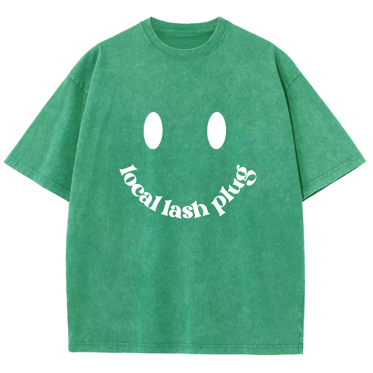 Local Lash Plug Unisex Fit Washed Oversized T-Shirt-moweekender