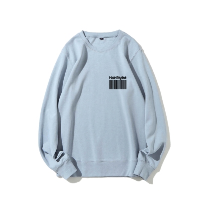 Hair Stylist Casual Crew Neck Sweatshirt-moweekender