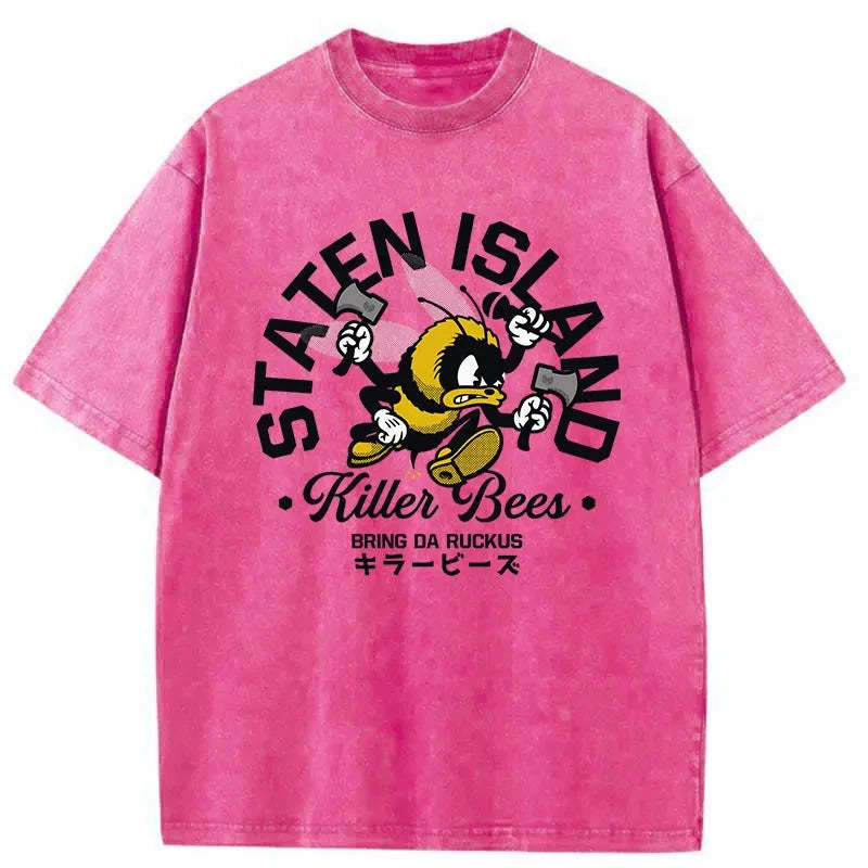 Killer Bees Washed Vintage T-Shirt-moweekender
